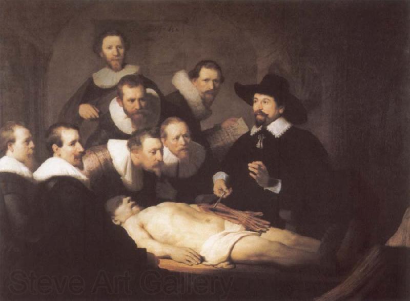 REMBRANDT Harmenszoon van Rijn The Anatomy Lesson of Dr.Tulp Germany oil painting art